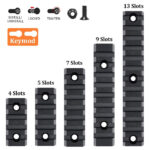KeyMod PICATINNY RAIL MOUNTS - 4/5/7/9/13 Slots 21mm