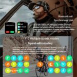 M110 Tactical Smart Watch – Waterproof, Bluetooth, and 110+ Sport Modes - Image 10