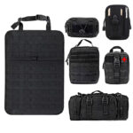 Tactical Backseat Car Organizer + 5 Molle Pouches - Image 14