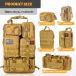 Tactical Backseat Car Organizer + 5 Molle Pouches - Image 5