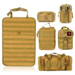 Tactical Backseat Car Organizer + 5 Molle Pouches - Image 2