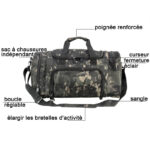 Tactical Duffle Bag With Shoe Compartment - Image 13