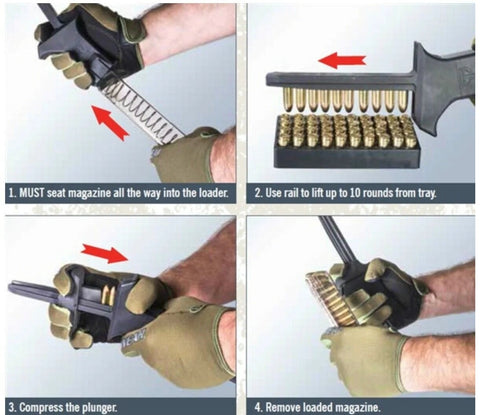 universal mag loader with ergonomic grip